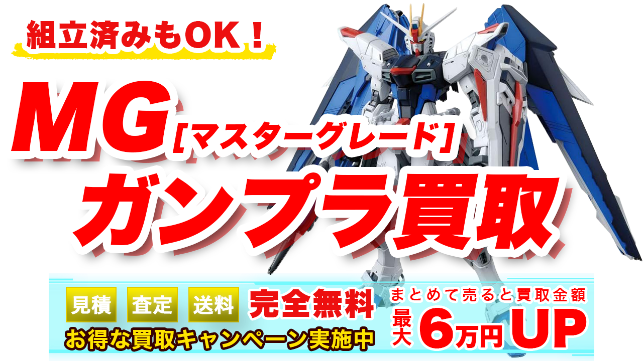 MG【マスターグレード】ガンプラ買取 | ガンプラ買取鑑定団